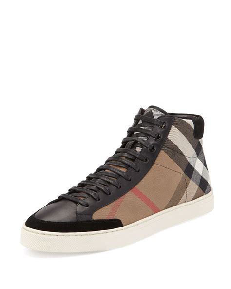 burberry shoes men black|Burberry shoes men high top.